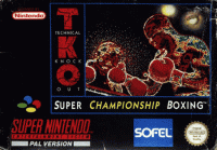 TKO Super Championship Boxing Super Nintendo  box art